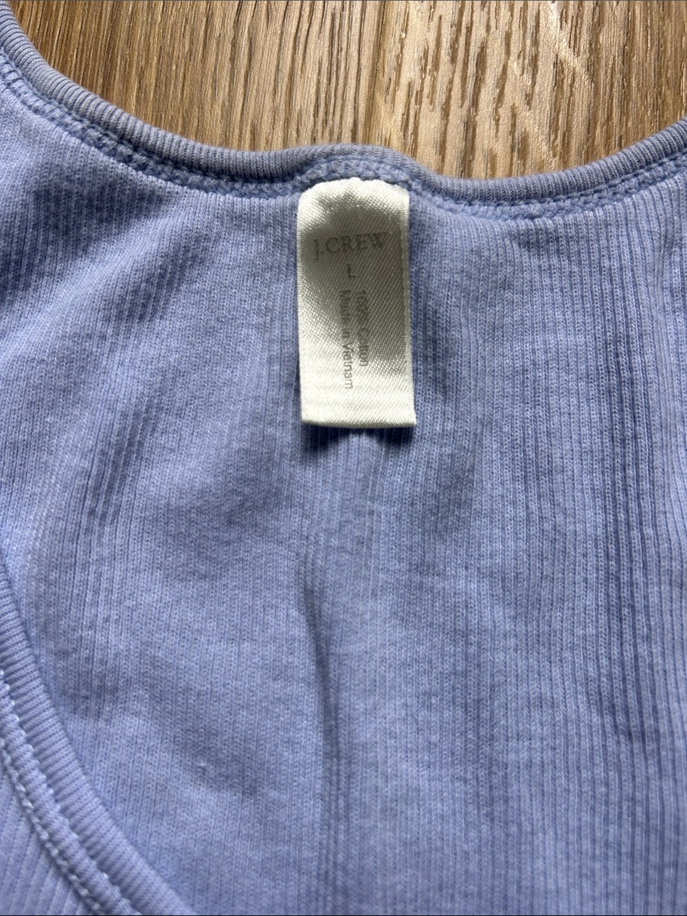 J Crew Ribbed Tank Top - Picture 2 of 4